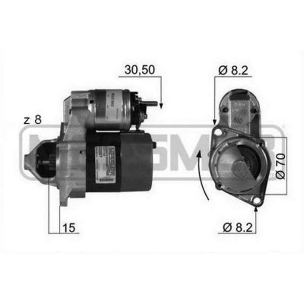 Huismerk Starter 220027A