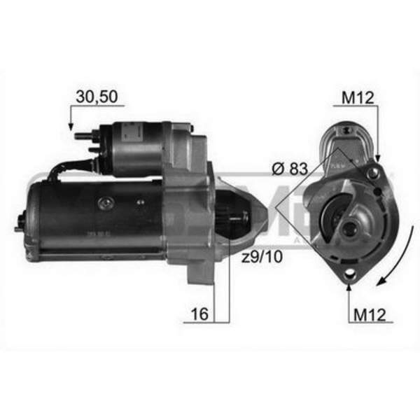 Huismerk Starter 220037A