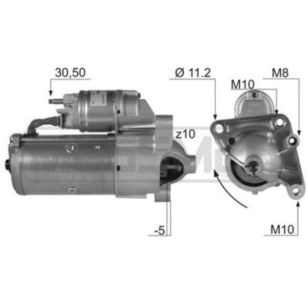 Huismerk Starter 220136A