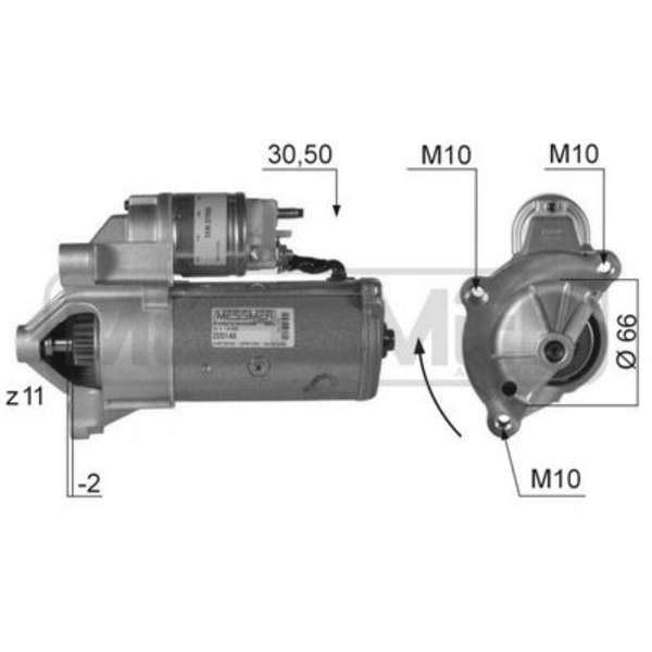 Huismerk Starter 220148A