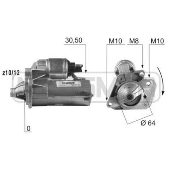 Huismerk Starter 220396A