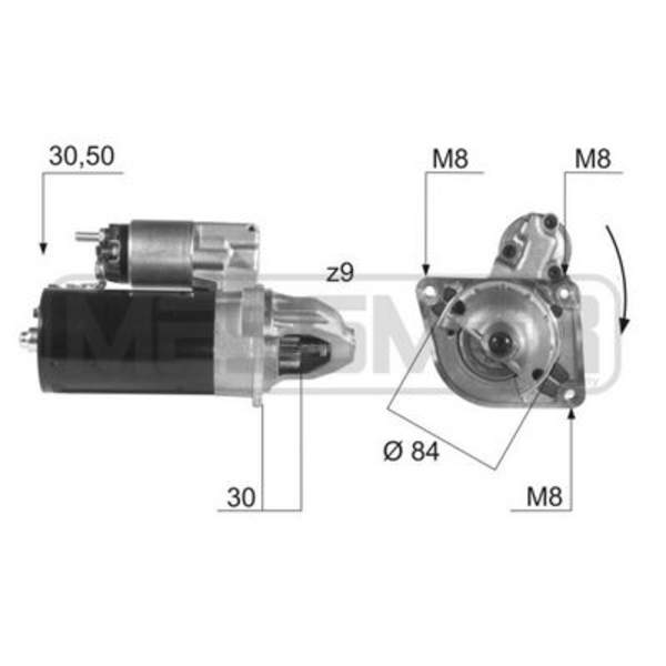 Huismerk Starter 220435A