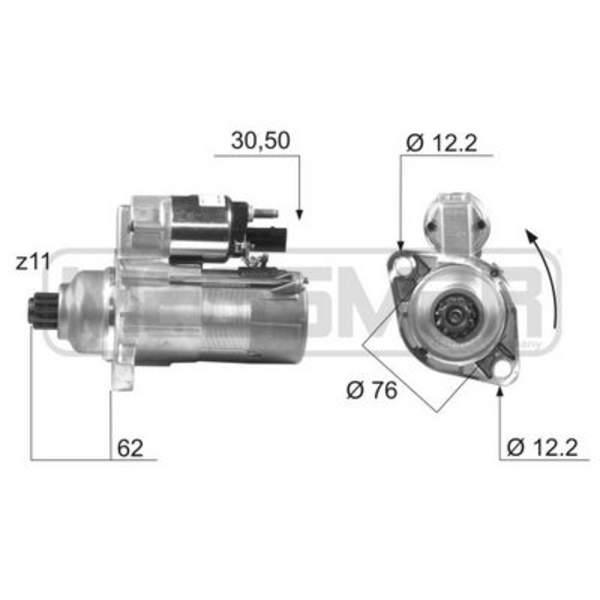 Huismerk Starter 220450A