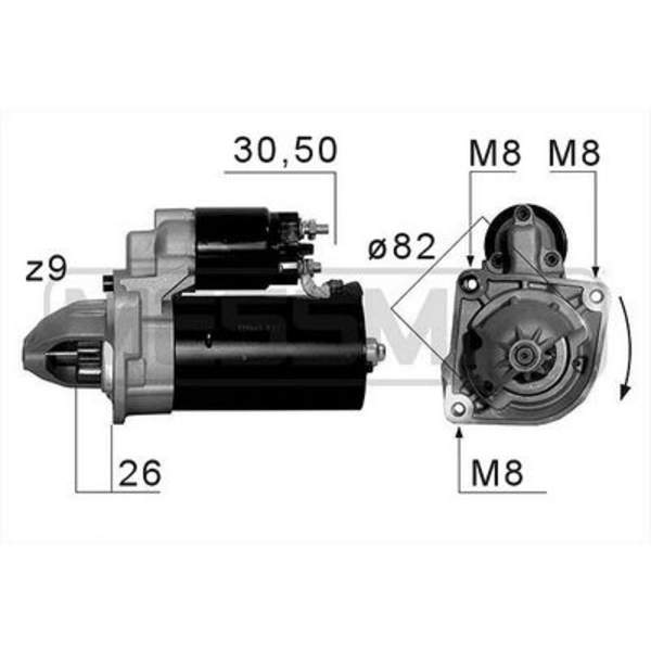 Huismerk Starter 220663A