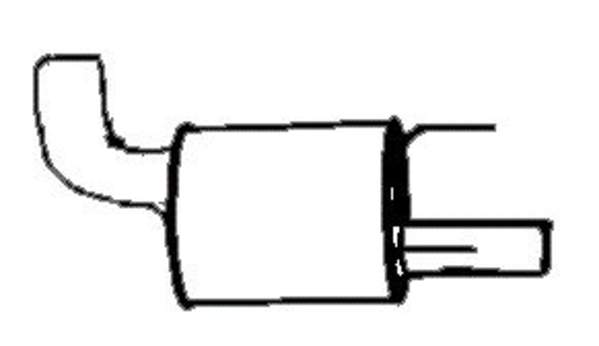 Romax Achterdemper 01 4 005