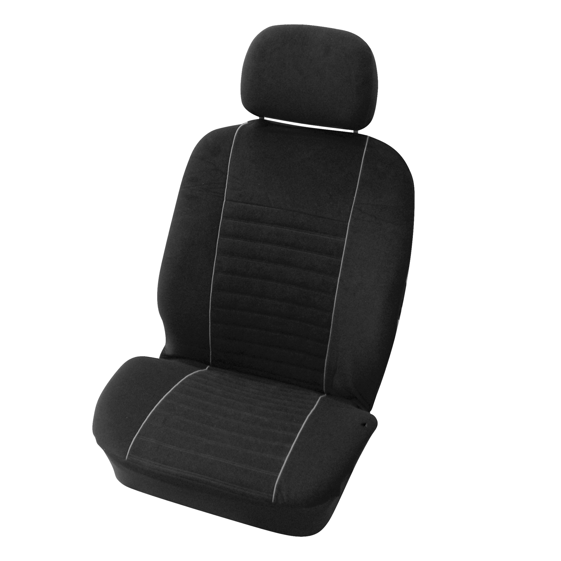 Carpoint Carpoint Stoelhoesset Voor Suede 4 Delig Zwart 0310404