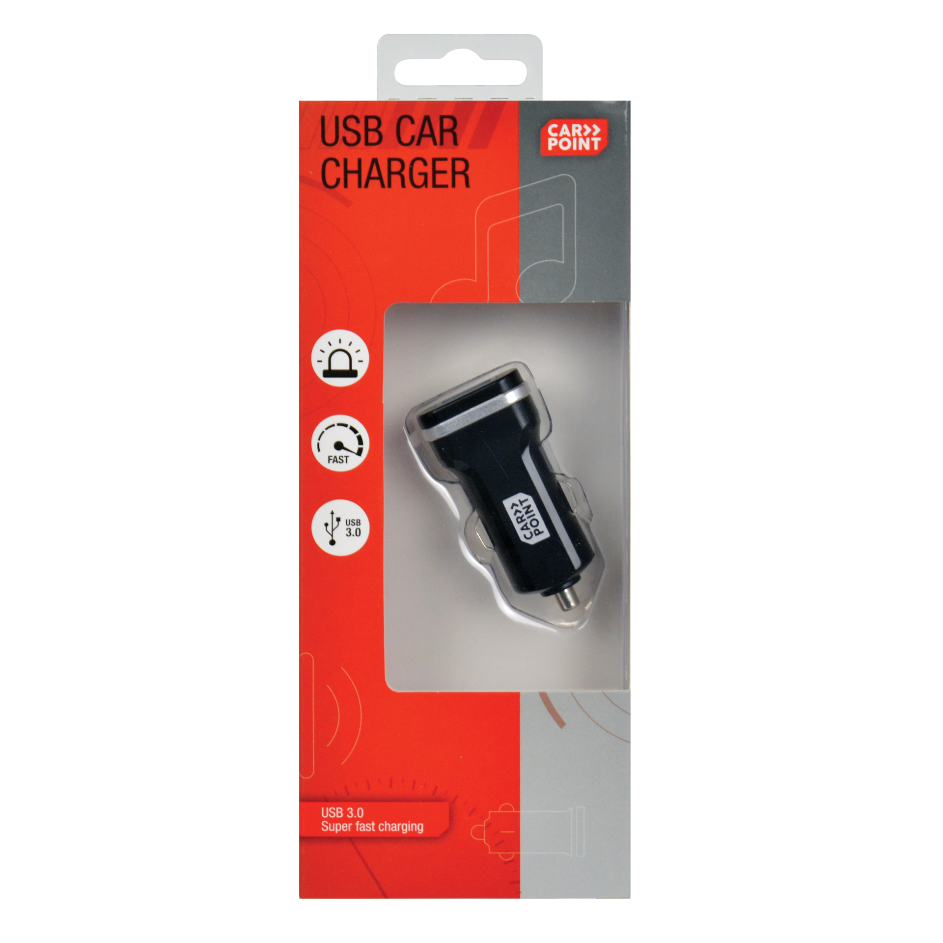 Carpoint Carpoint 12V/24V USB Autolader 3.0A 0517007