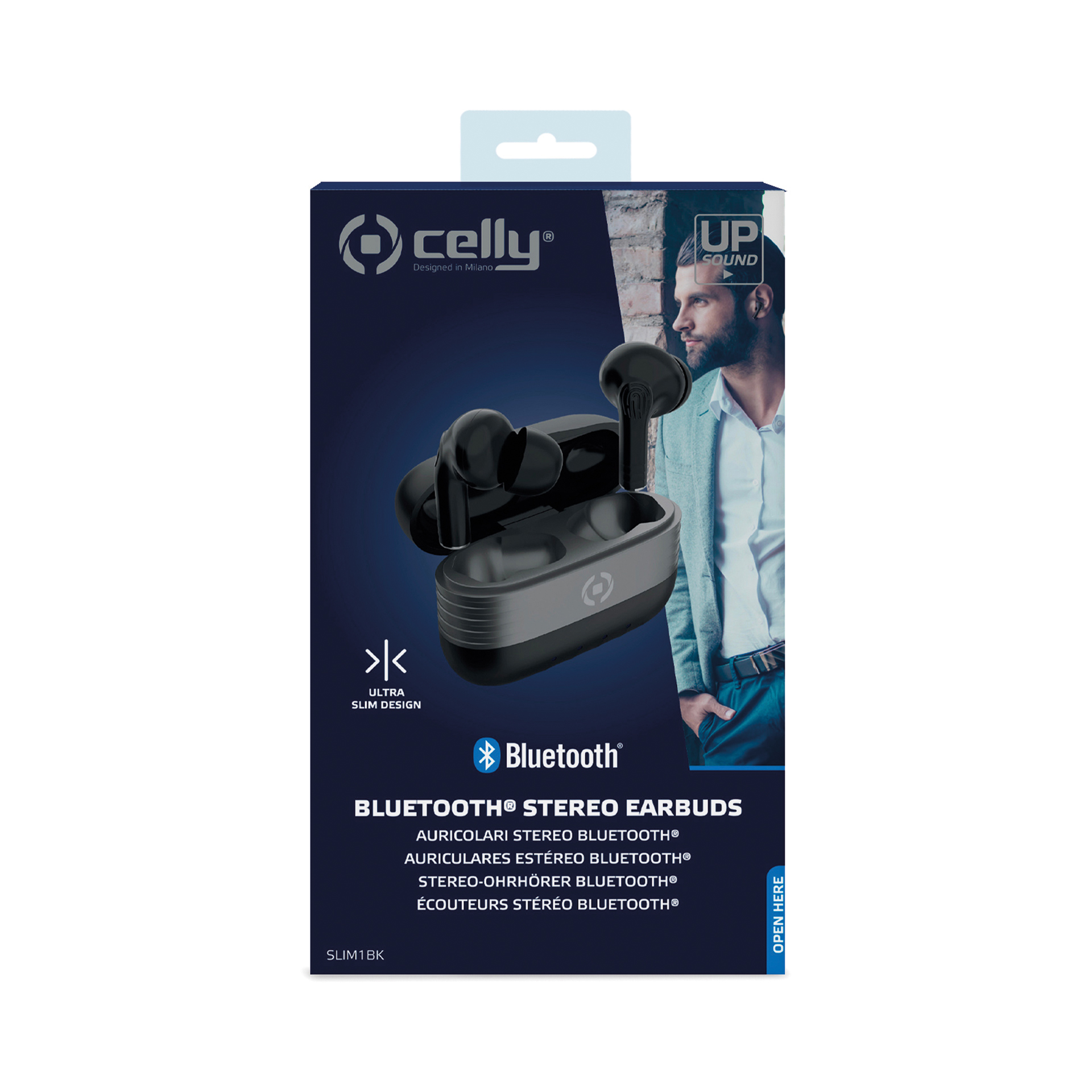 Celly Celly Slim1 Bluetooth Oordopjes zwart 0517644