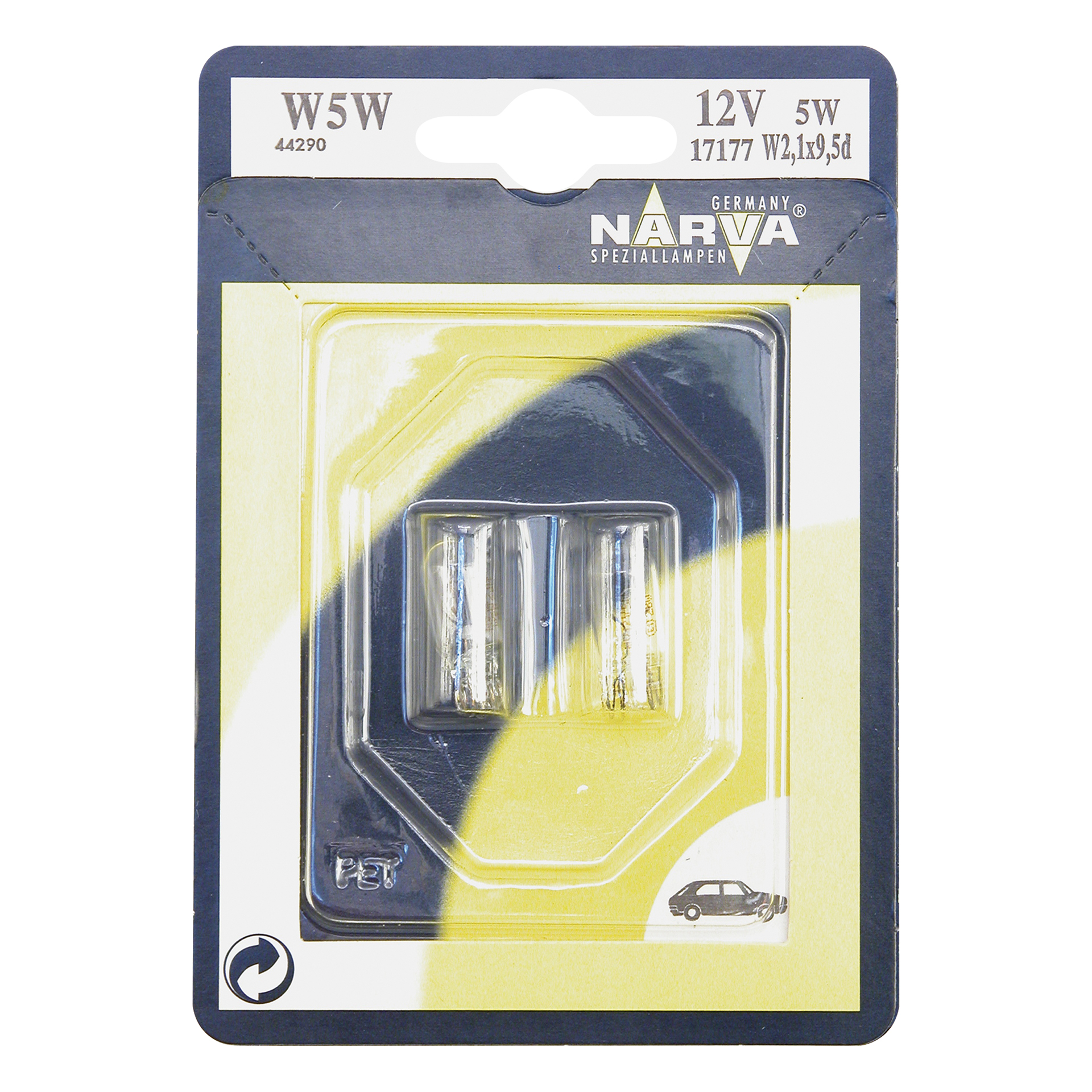 Narva Narva 17177 5W Wedgebase 12V 2st bl. 0744290