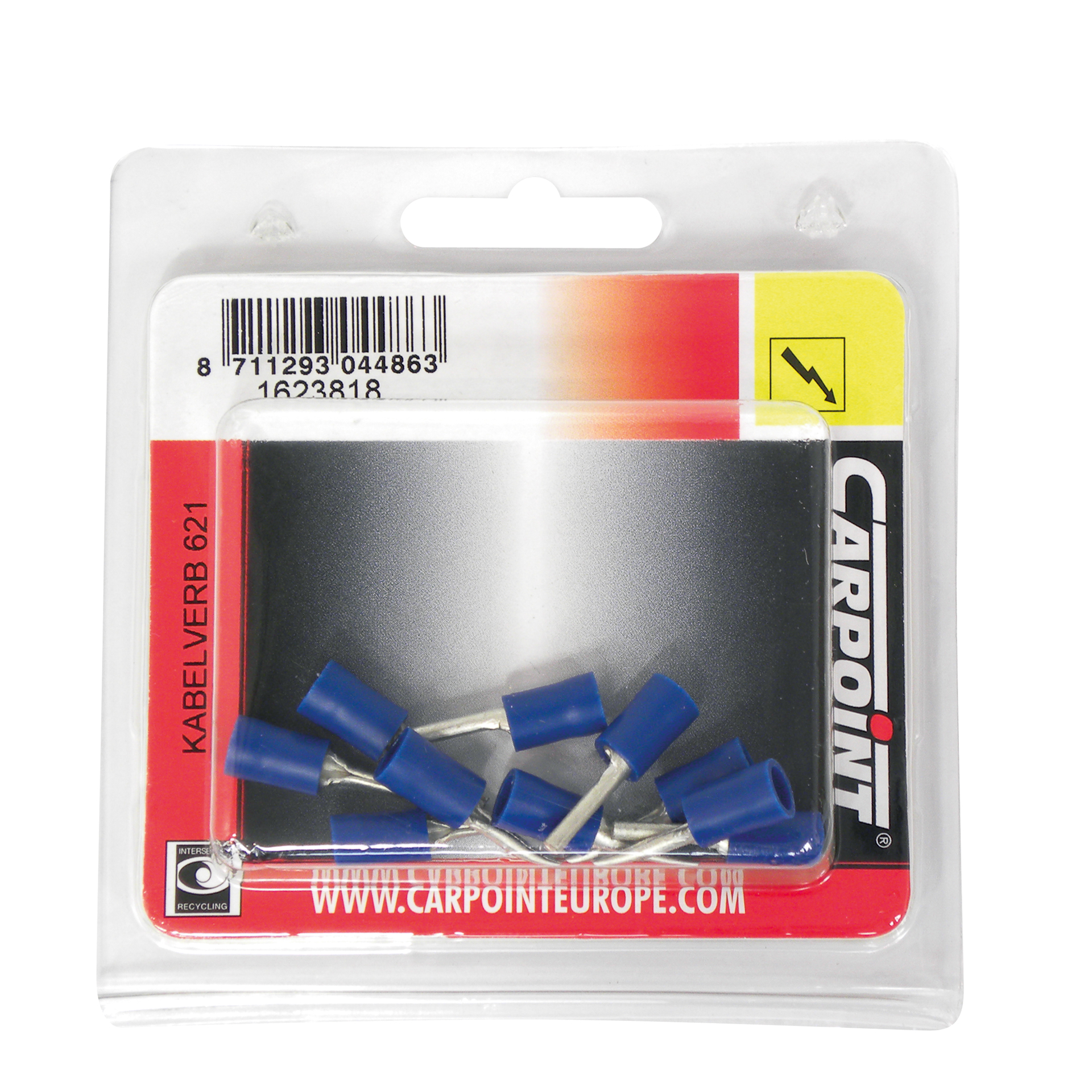 Carpoint Carpoint Pen Kabelschoen 621 Blauw Ø 1.9mm 10 Stuks 1623818