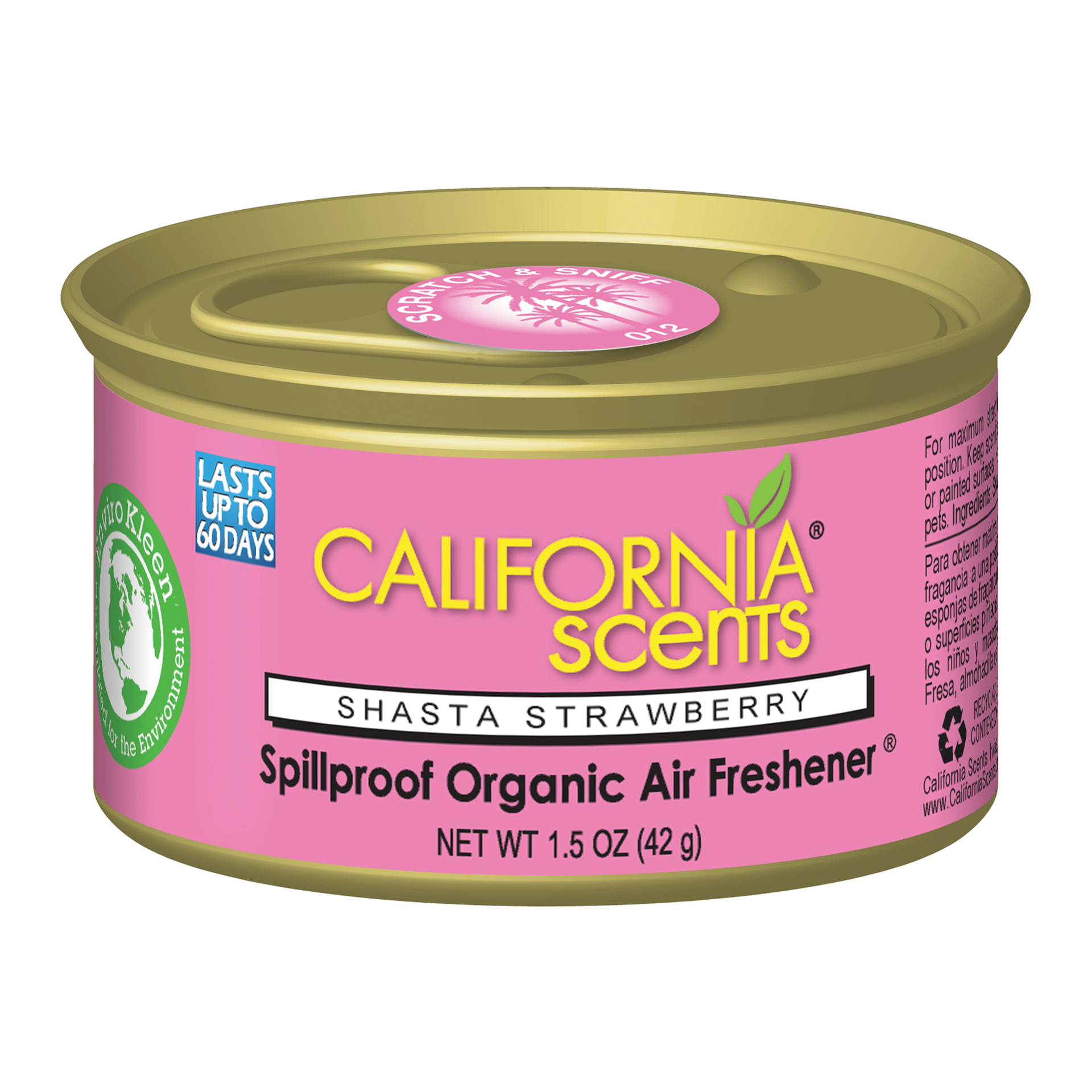 California Scents California Scents Luchtverfrisser Shasta Strawberries Blik 1711617