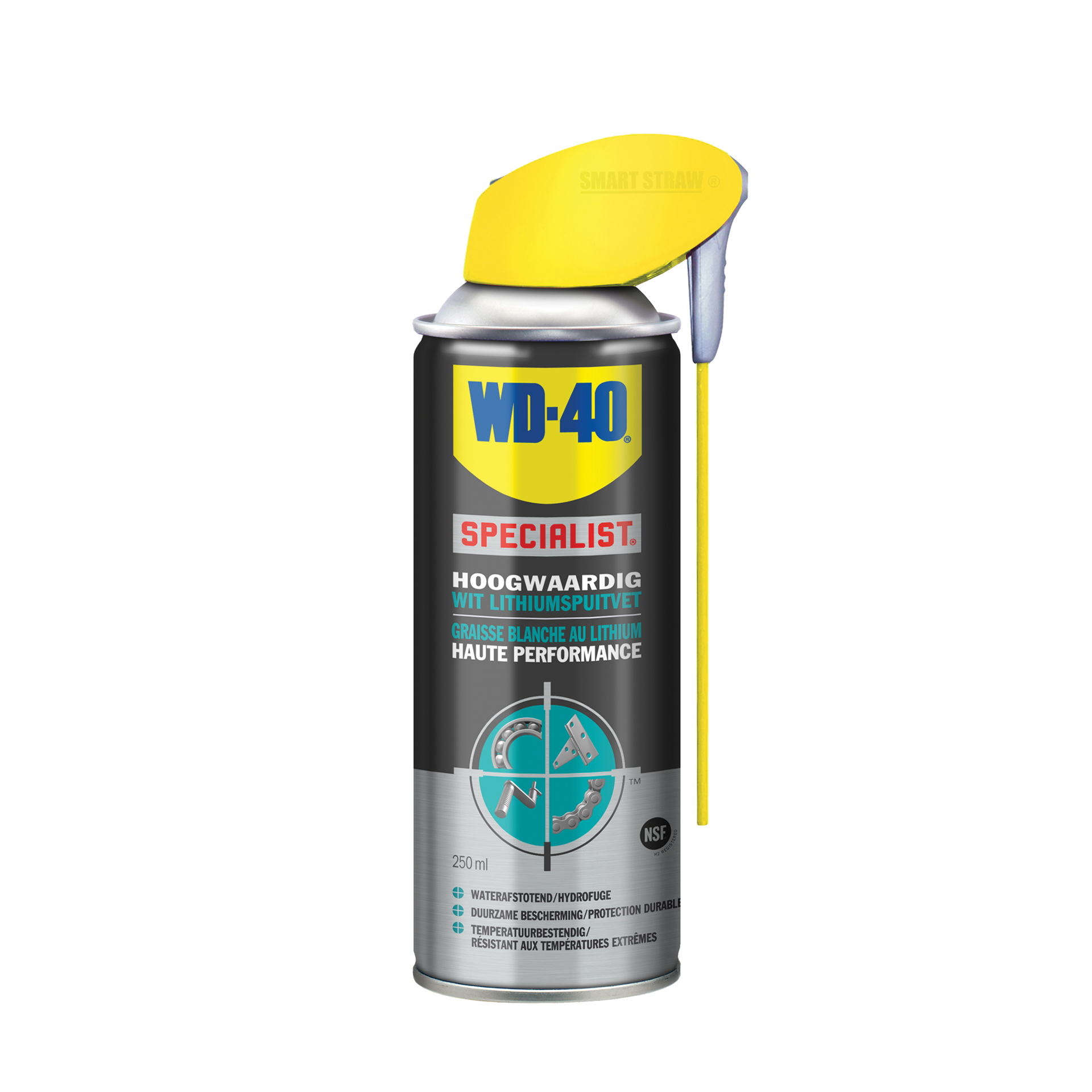 WD-40 WD-40 Hoogwaardig Wit Lithiumspuitvet 250ml 1810143