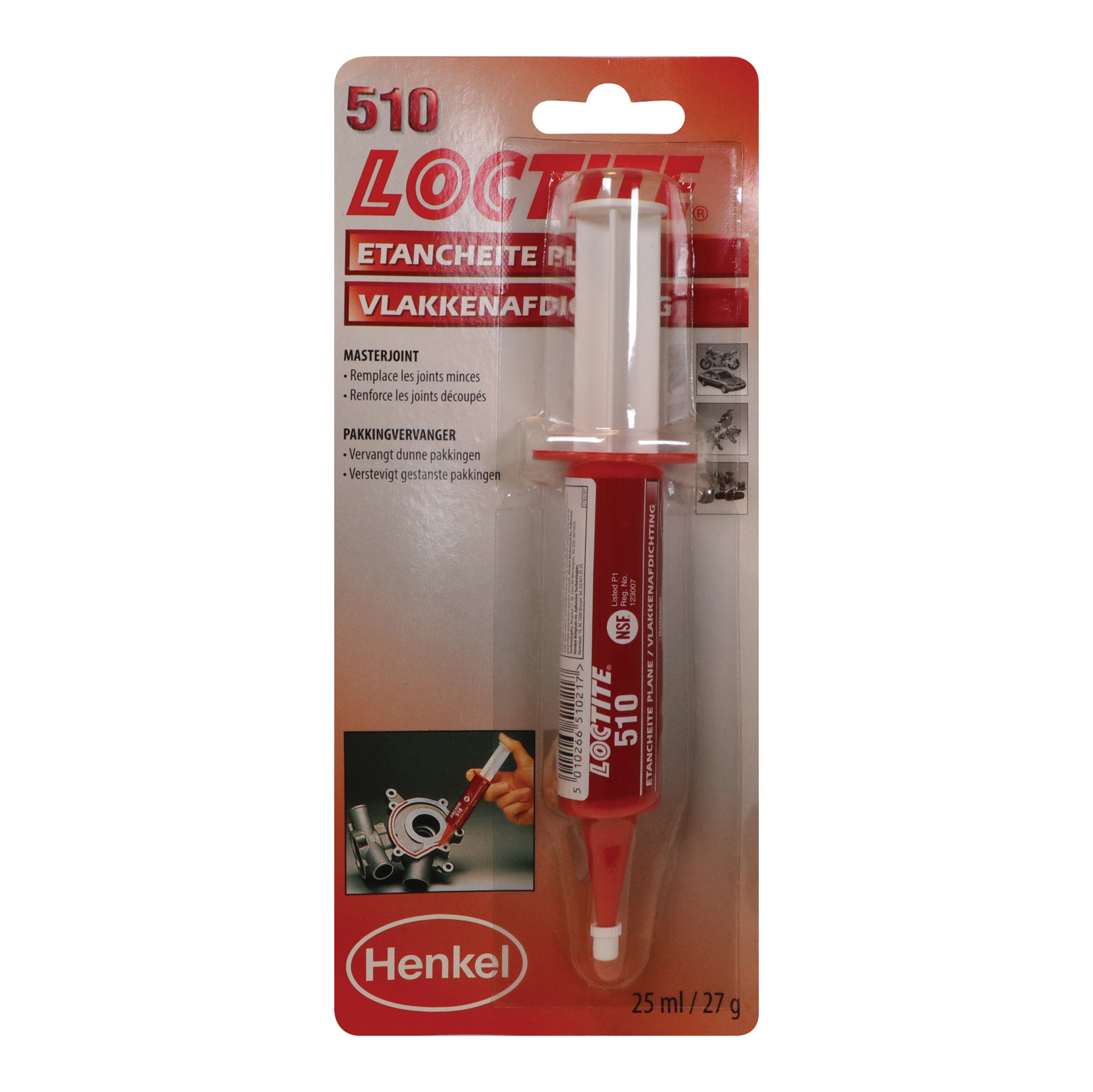 Loctite Loctite 510 Afdichting vlakke metalen 25ml 1831712