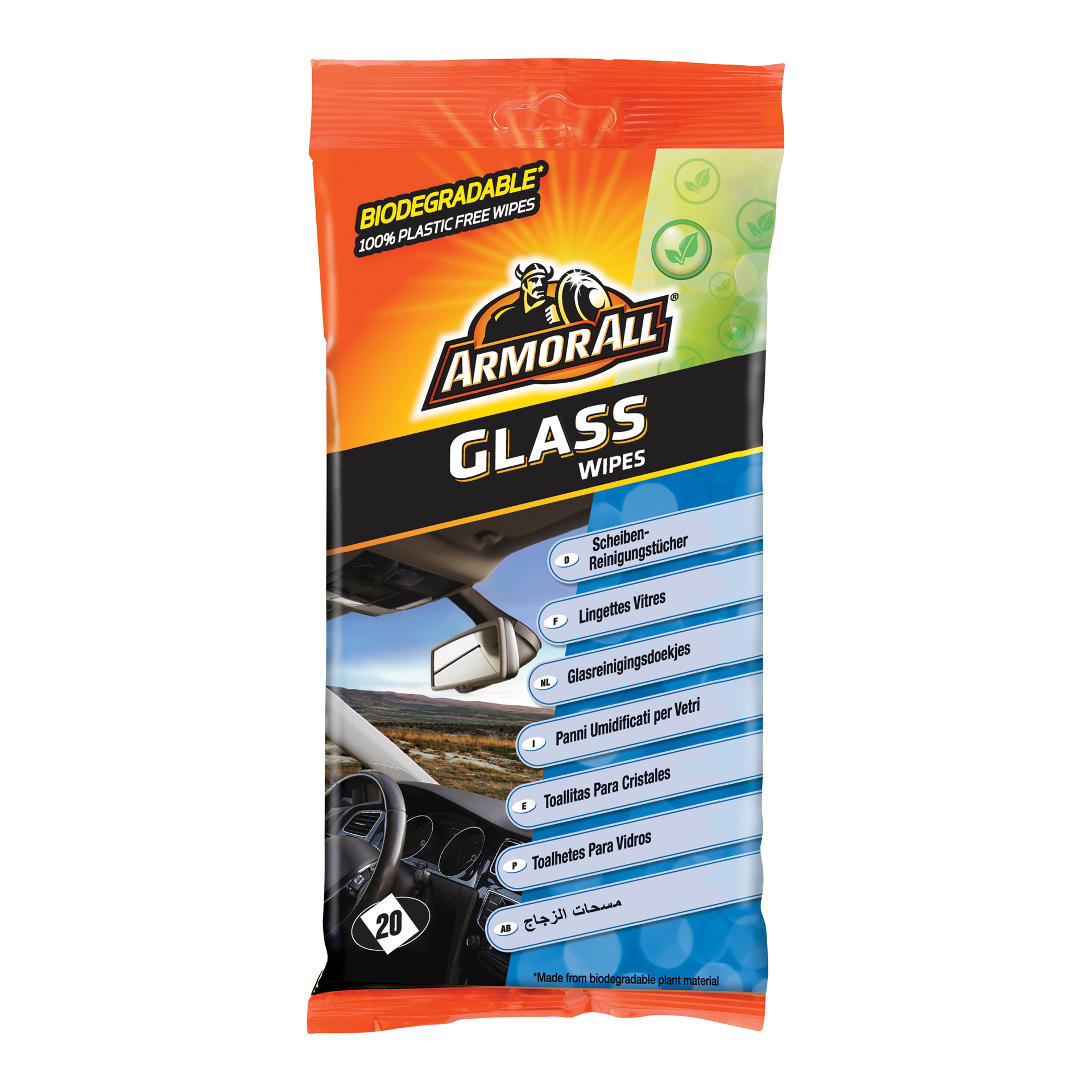 Armor All Armor All Bio Glasreinigingsdoekjes 20 stuks 1835144