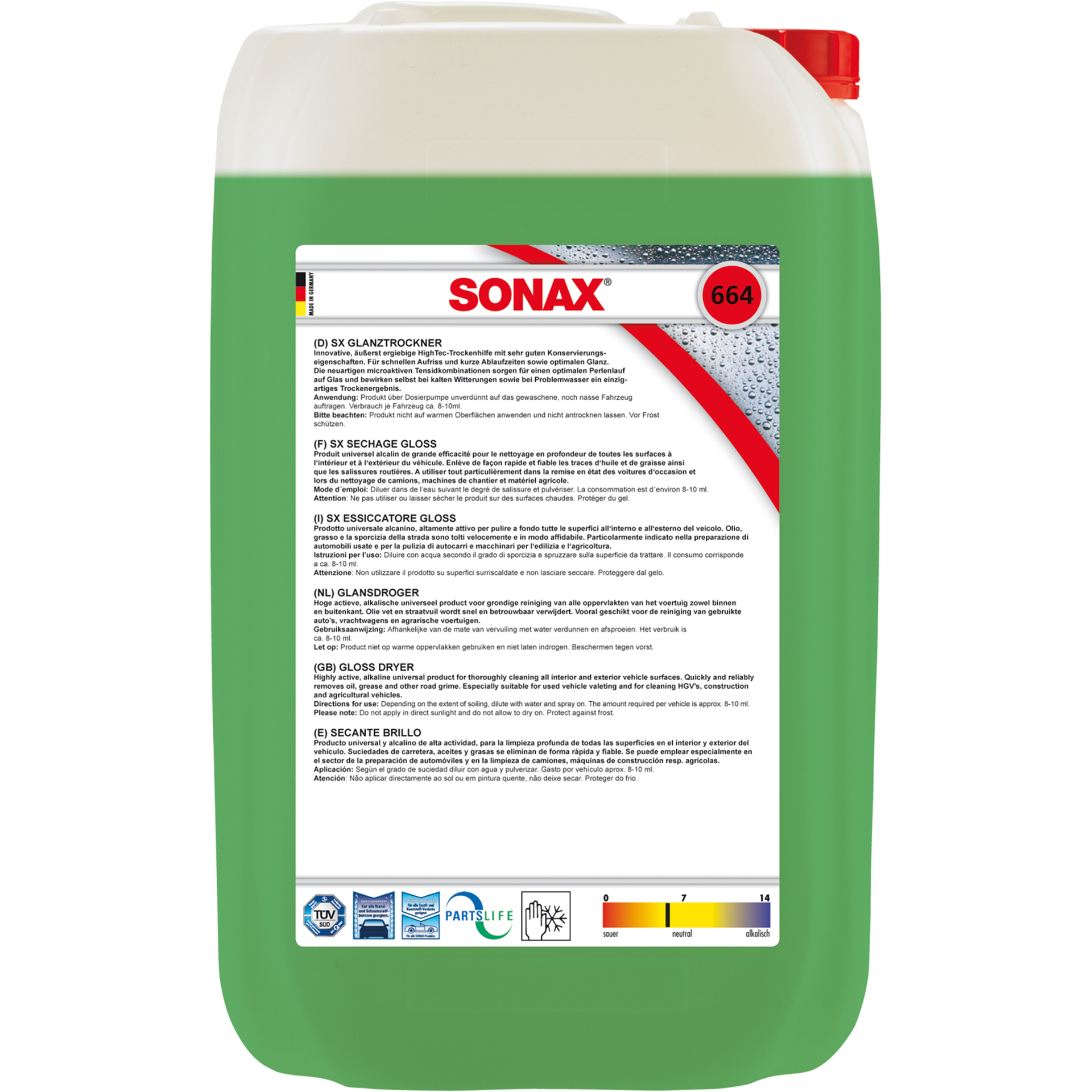 Sonax Sonax 06647050 glansdroger 25L 1837700