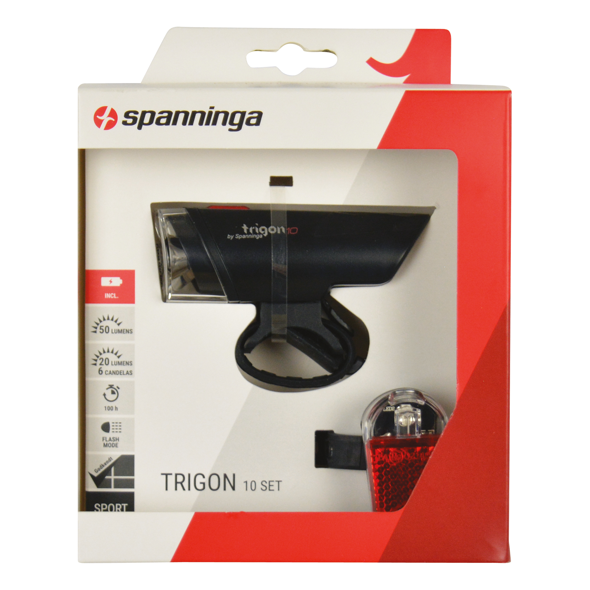 Spanninga Spanninga 999153 Set Trigon 10 5036162