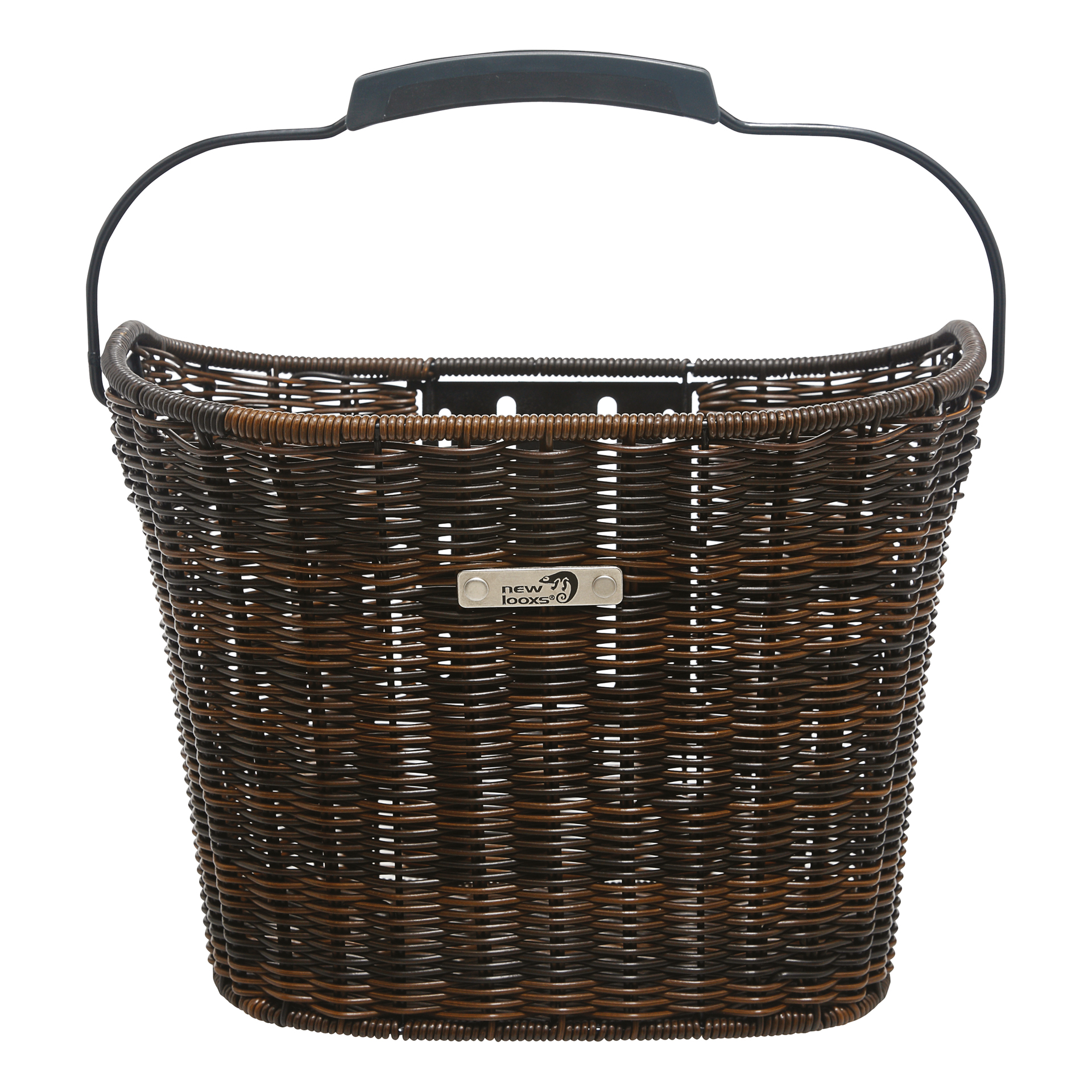 New Looxs New Looxs-100085707 Fietsmand Lombok Artificial Rattan 19L Grijs 5310375