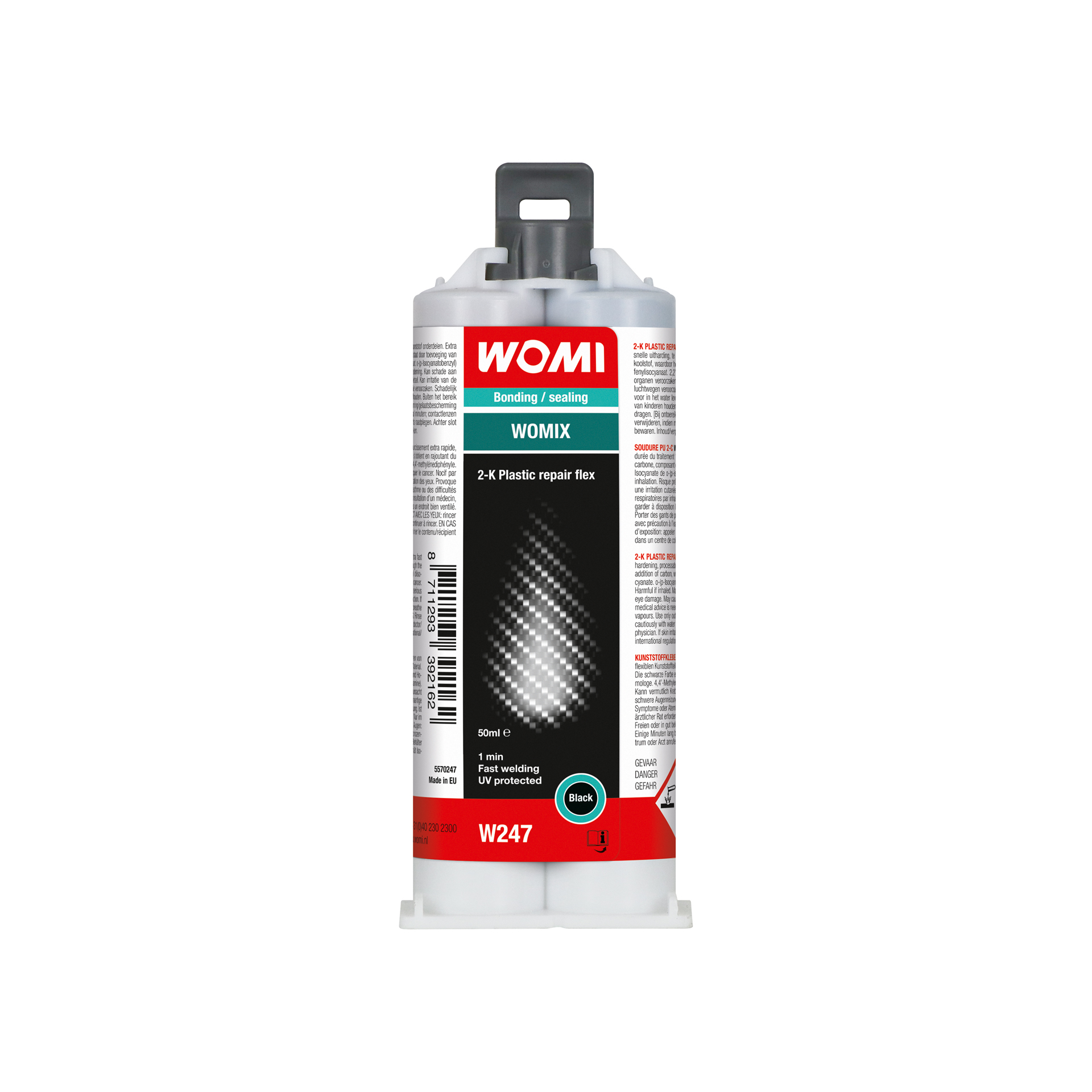 Womi Womi W247 2K Plastic Repair Flex 50ml Zwart 5570247