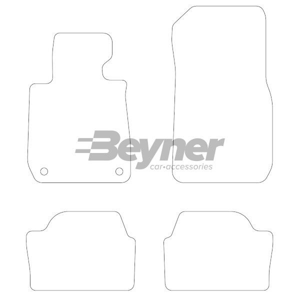 Beyner Pasklare stoffen matten MSN-1360192