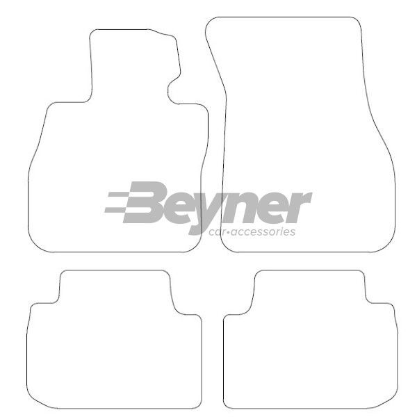 Beyner Pasklare stoffen matten MSN-1360205