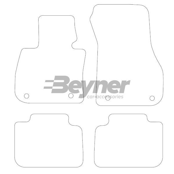 Beyner Pasklare stoffen matten MSN-1360211