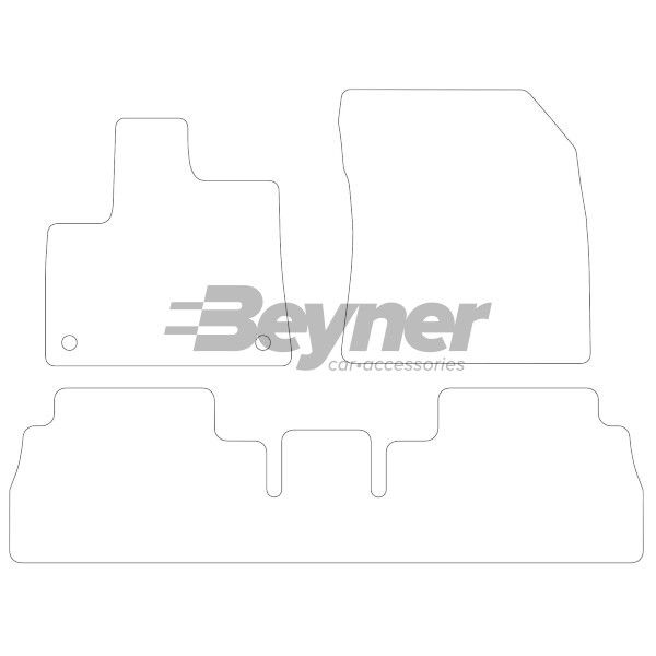 Beyner Pasklare stoffen matten MSN-1360223