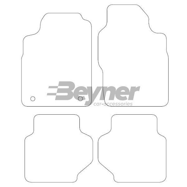 Beyner Pasklare stoffen matten MSN-1360283