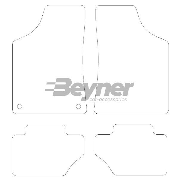 Beyner Pasklare stoffen matten MSN-1360287