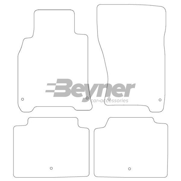 Beyner Pasklare stoffen matten MSN-1360311