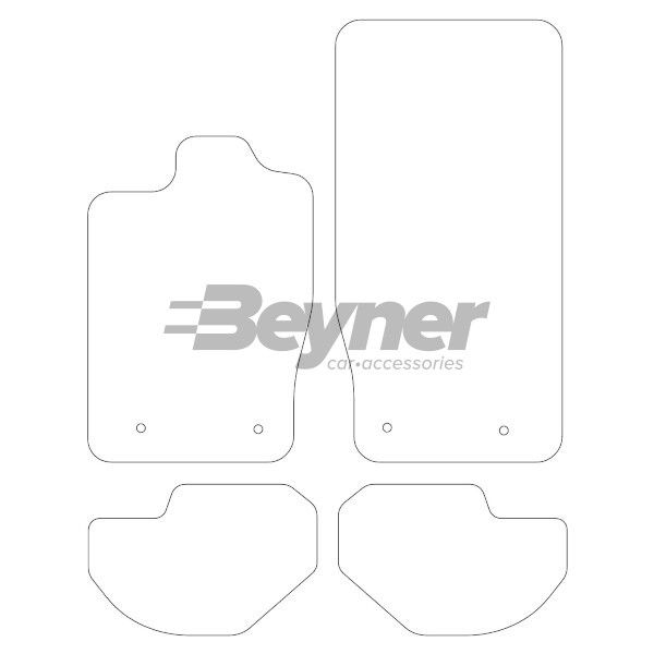 Beyner Pasklare stoffen matten MSN-1360314