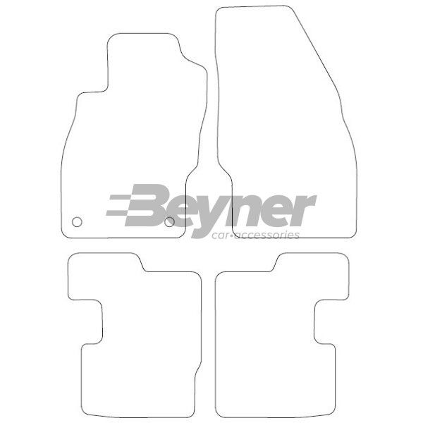 Beyner Pasklare stoffen matten MSN-1360359