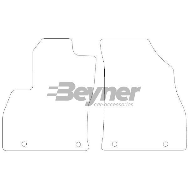 Beyner Pasklare stoffen matten MSN-1360377