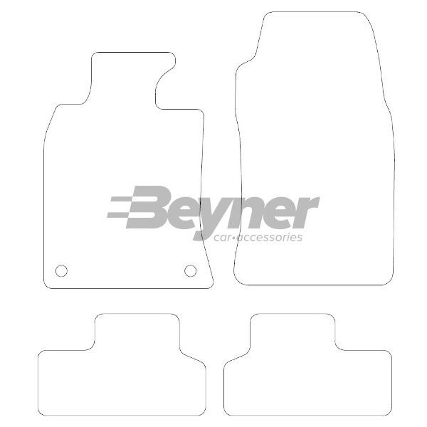 Beyner Pasklare stoffen matten MSN-1360402