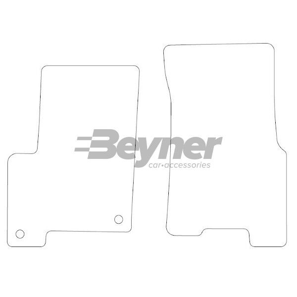 Beyner Pasklare stoffen matten MSN-1360423