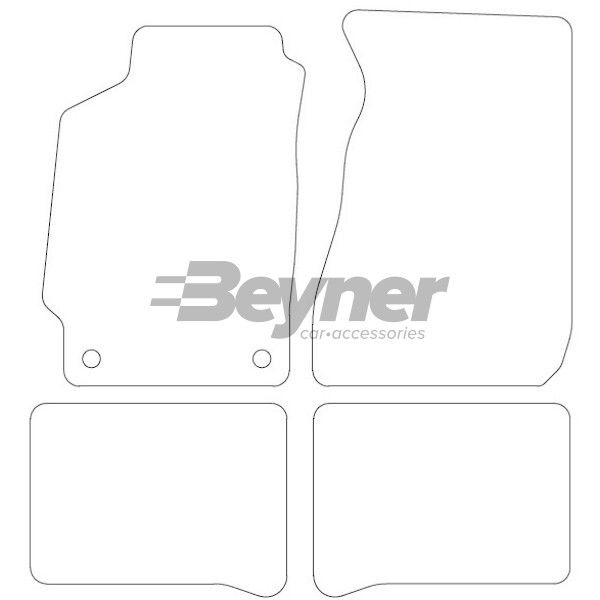 Beyner Vloermattenset MSN-1360433