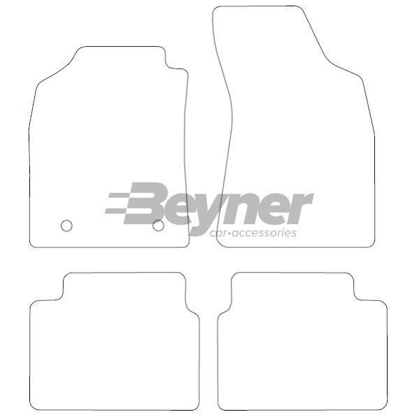 Beyner Pasklare stoffen matten MSN-1360435