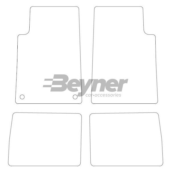 Beyner Pasklare stoffen matten MSN-1360438