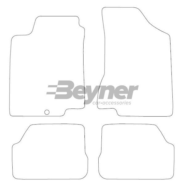 Beyner Pasklare stoffen matten MSN-1360463