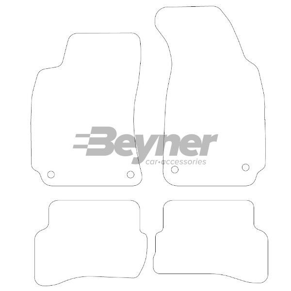 Beyner Pasklare stoffen matten MSN-1360465