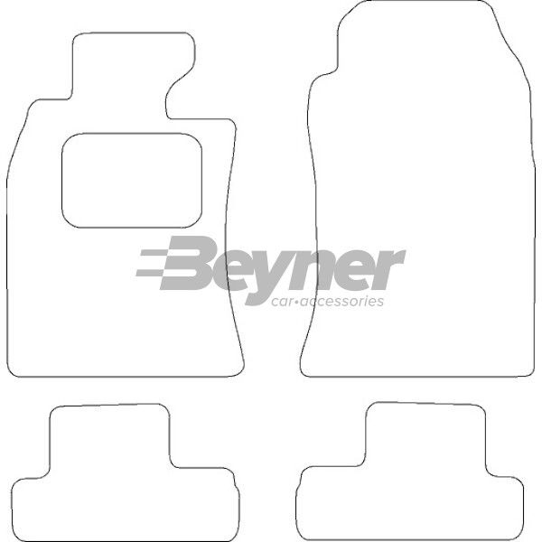 Beyner Pasklare stoffen matten MSN-1360741