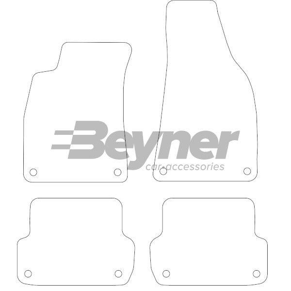 Beyner Pasklare stoffen matten MSN-1362113