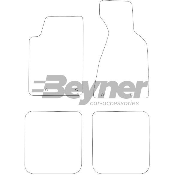 Beyner Pasklare stoffen matten MSN-1362122