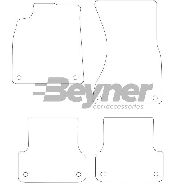 Beyner Pasklare stoffen matten MSN-1362134