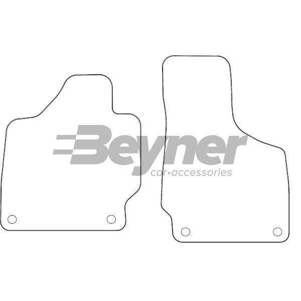 Beyner Pasklare stoffen matten MSN-1362141