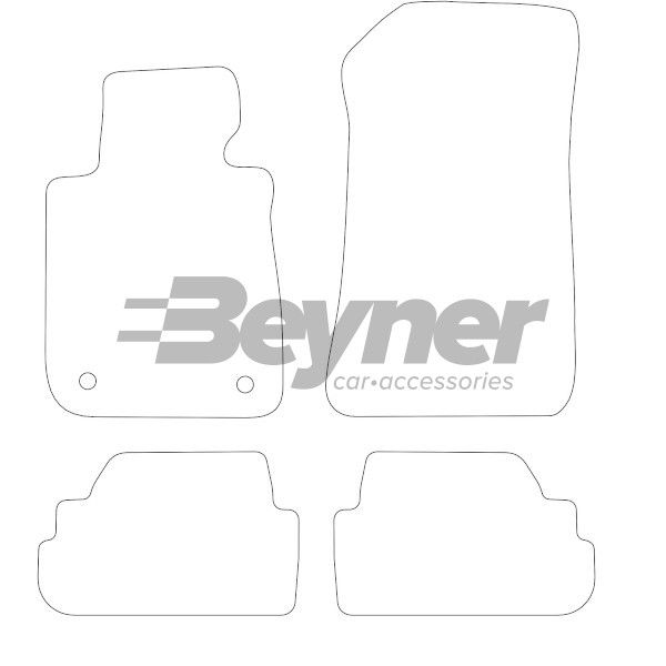 Beyner Pasklare stoffen matten MSN-1362201