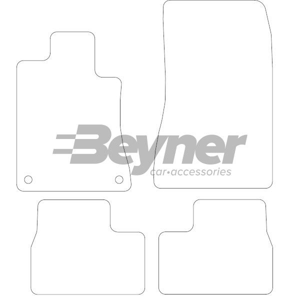 Beyner Pasklare stoffen matten MSN-1362211