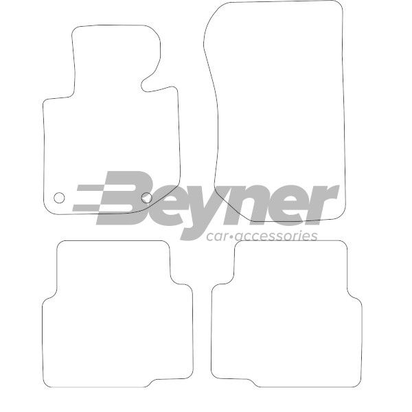 Beyner Pasklare stoffen matten MSN-1362219