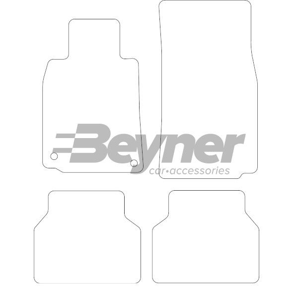 Beyner Pasklare stoffen matten MSN-1362223