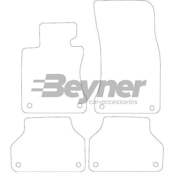 Beyner Pasklare stoffen matten MSN-1362227