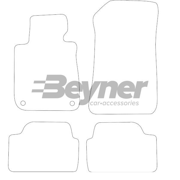 Beyner Pasklare stoffen matten MSN-1362231